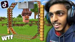 Testing TIKTOK Minecraft Hacks 😂😂!! GAME THERAPIST