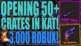 OPENING 50+ MYSTERY CRATES IN KAT! (I GOT AWP-Neo!)