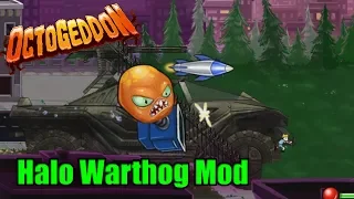 HALO WARTHOG ROCKET LAUNCHER MOD | Octogeddon Modded | Let's drive the warthog from Halo!
