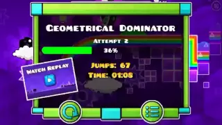 (OLD/BAD) Geometry Dash: "Geometrical Dominator" BUG COMPILATION