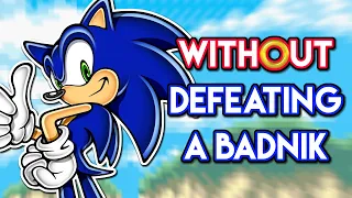 Can You Beat Sonic Advance WITHOUT Defeating a Badnik?!