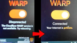 How to fix "The Cloudfare WARP service is not available. Try rebooting" | 1.1.1.1/cloudfare warp vpn