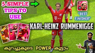 5 Tips For Using K.RUMMENIGGE Perfectly In PES 2021 | Best Finishing Card | Make Him Your Main CF