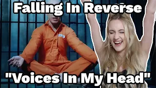 Basic White Girl Reacts To Falling In Reverse - "Voices In My Head"