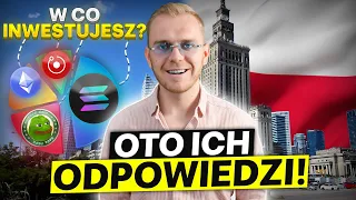 SPYTAŁEM 1000 POLAKÓW JAKIE KRYPTOWALUTY KUPUJĄ I CO WARTO TERAZ ROBIĆ NA RYNKU!