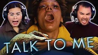 TALK TO ME (2023) MOVIE REACTION!! First Time Watching | A24 Horror | Sophie Wilde | I let you in