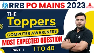 IBPS RRB PO Mains 2023 | Computer Awareness Most Expected Question Part 1 | By Vivek Pandey