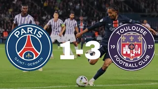 Paris Saint Germaine (1-3) Toulouse : PSG Win The Title and Send Off Kylian Mbappe