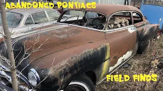 ABANDONED Pontiac's Field Finds.  Laurentain's, Parisienne's, Hot Rod, Barn Finds.