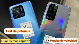 XIAOMI REDMI 10C FRENTE A XIAOMI REDMI 10 [ test de potencia ] batalla de gráficos y velocidad