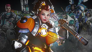 1 BUFFED Top 500 Brigitte VS 5 Bronze Players - Who wins?! (ft. Violet)