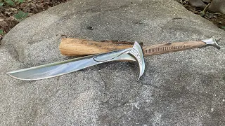 Forging the Elven Sword Orcrist from The Lord of the Rings - The Hobbit