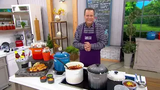 Le Creuset 10-qt Enamel on Steel Stockpot on QVC