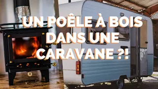 RESTAURATION d'une CARAVANE : un POÊLE à BOIS dans SIKA ? (CUBIC MINI WOOD STOVE) Partie 6