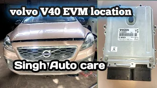 ECM location of volvo V40 2015 model
