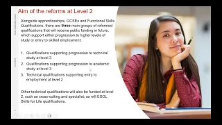 Engineering Qualification Reforms impact on Level 2 and 3 Provision