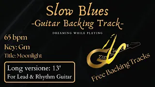 Slow Blues Guitar Backing Track in G Minor | 65 bpm | *Long Version*