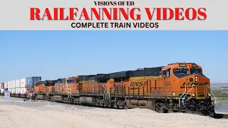 VOE New Railfanning Videos of METROLINK, & INTERMODAL TRAINS