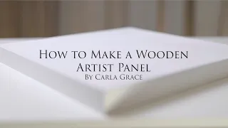 How to make a wooden artist panel