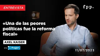 Axel Kaiser «Una de las peores políticas fue la reforma fiscal»