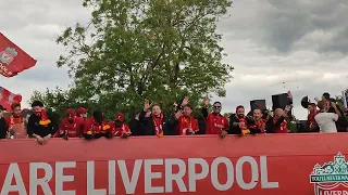 Liverpool FC parade 29th May 2022, Queens Road after Rocket flyover