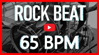 Slow Rock Drum Track 65 BPM Drum Beat (Isolated Drums) [HQ]