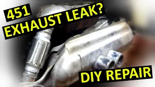 Smart 451 Exhaust Leak DIY Repair