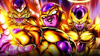 THE GOLDEN BLIGHT OF DOOM! THE TRIPLE GOLDEN FRIEZA TEAM WREAK HAVOC! | Dragon Ball Legends