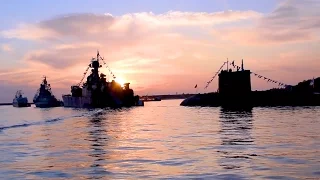 Корабли Черноморского флота ВМФ России в Севастопольской бухте
