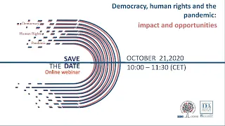 Democracy, human rights and the pandemic: impact and opportunities