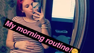 16 pregnant|my morning routine!