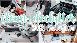 CLEAN AND DECLUTTER WITH ME 2021 | Home Declutter & Organization | Konmari Method Declutter