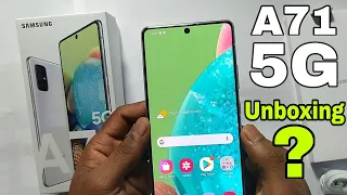 Samsung Galaxy A71 5G Unboxing | Silver Colour.