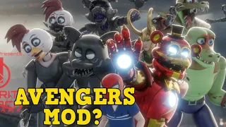 FNAF Avengers? | FNAF: Security Breach MOD Highlight