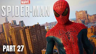 The Amazing Spider-Man Suit Gameplay | Part 27 | MARVEL'S SPIDER-MAN | No Commentary | PS4 |