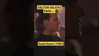 DALTON BEING A CLASSIC 80s PROTAGONIST😁😂🔥💪#movies #patrickswayze #roadhouse #film #1980s #movieclip