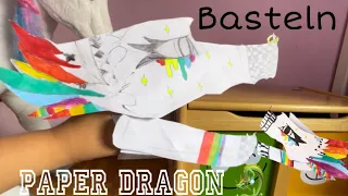 Paper Dragon /Drachen aus Papier basteln #basteln