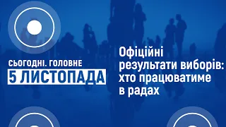 Результати виборів до Чернігівської міської та обласної рад I Cьогодні. Головне | 05 листопада 2020