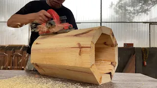 The Most Beautiful Woodworking // Crafting Unique Artistic Tables with Inventive Woodworking Concept