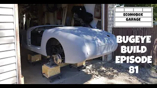 The Frogeye is primed & almost ready for color, plus how I paint small parts. Bugeye Build Ep 81