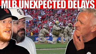 MLB Unexpected Delays REACTION | OFFICE BLOKES REACT!!