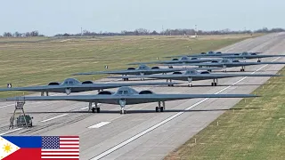 China and Russia Panic: Hundreds of US B-2 Spirit fighters arrive in the Philippines