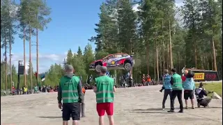 Ott Tänak Huge jump at Secto Rally Finland 2022