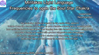 Mintakan Light Language Frequencies Soul Star Chakra Meditation Loop