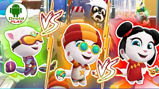 Lucky Angela VS Cyber Angela VS Skater Angela⭐️Talking Tom Gold Run VS Part 253