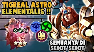 HYPER TIGREAL ASTRO ELEMENTALIS DI NEW UPDATE !! AUTO NYEDOT NYEDOT || MAGIC CHESS MOBILE LEGENDS