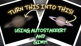 Process Saturn Quickly and Easily in Gimp!