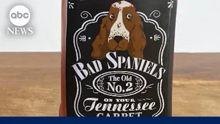 Jack Daniels vs. dog toy