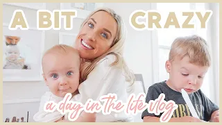 DAY IN THE LIFE WITH 2 KIDS! FEELING A LITTLE CRAZY | Olivia Zapo