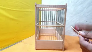 Cómo hacer una gran jaula para pájaros, en cada detalle